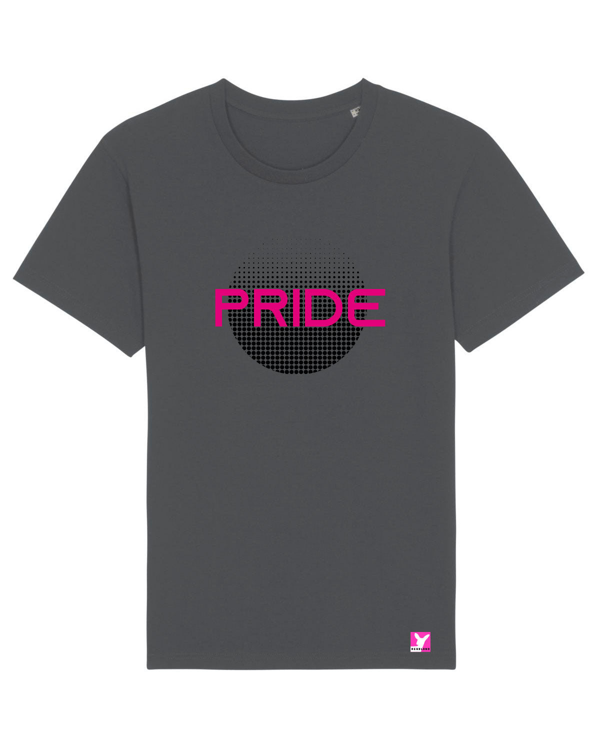 Queer-LSBTI-Pride-CSD_Gay-Bio-Herren-TShirt-Rocker_Anthracite