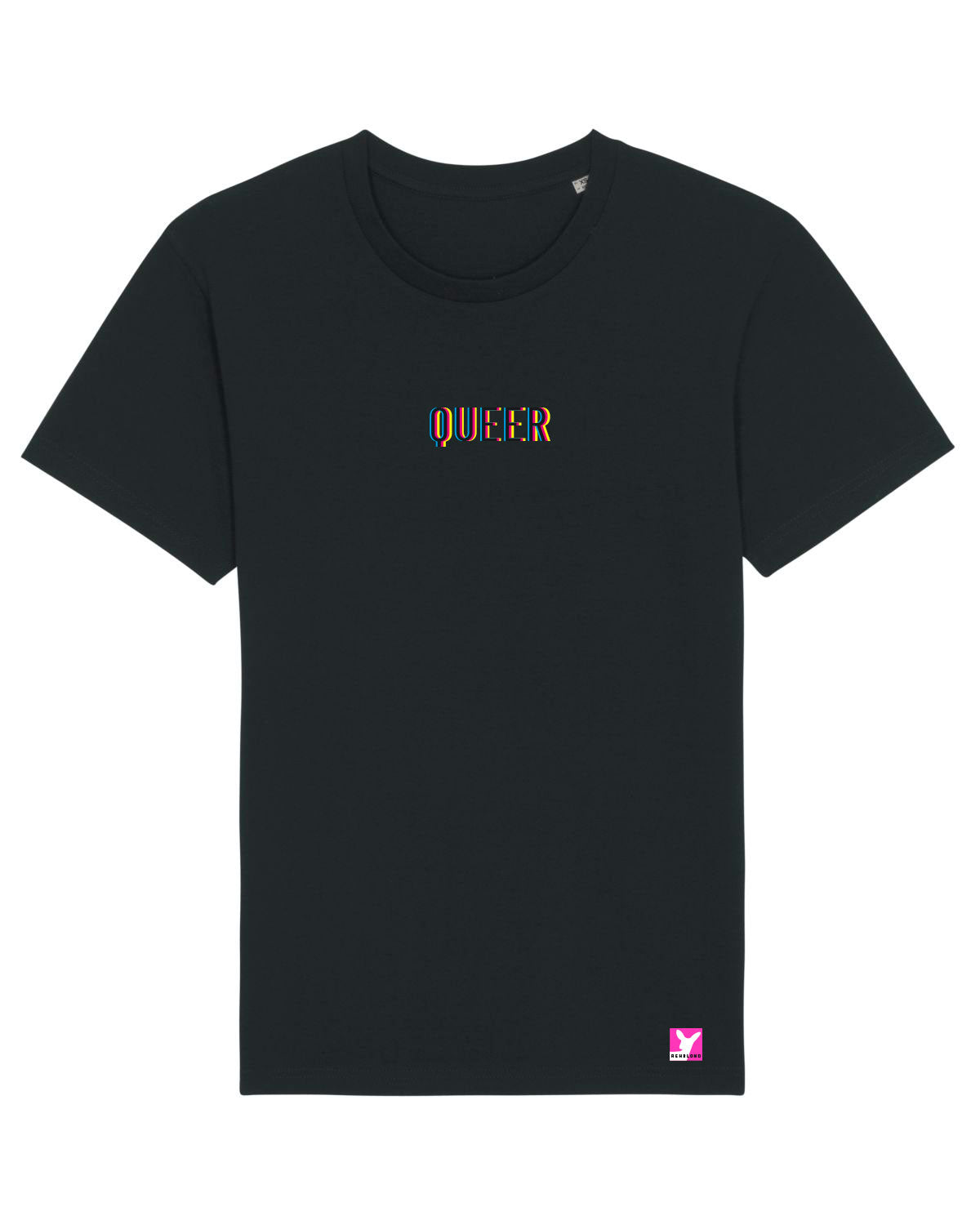 Queer-LSBTI-Pride-CSD_Gay-Bio-Herren-TShirt-Rocker_Black