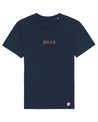 Queer-LSBTI-Pride-CSD_Gay-Bio-Herren-TShirt-Rocker_French_Navy
