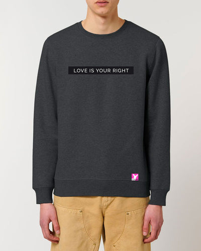 Love ist your right – Bio Sweatshirt (Unisex)