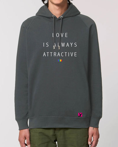 Love is always attractive 2 – Bio Hoodie (Unisex)
