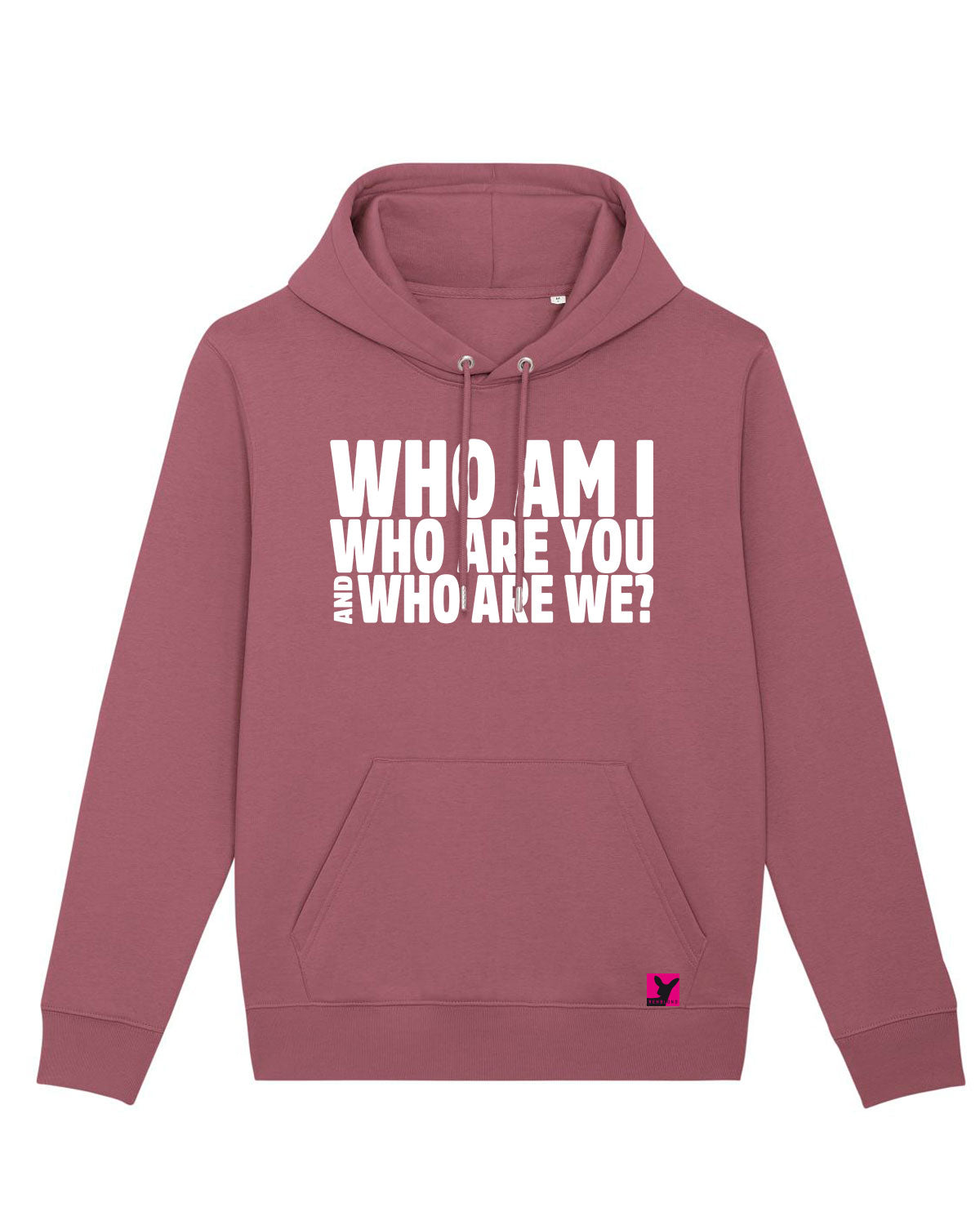 Who-am-I-Damen-Hoodie-Unisex-hibiscus-rose