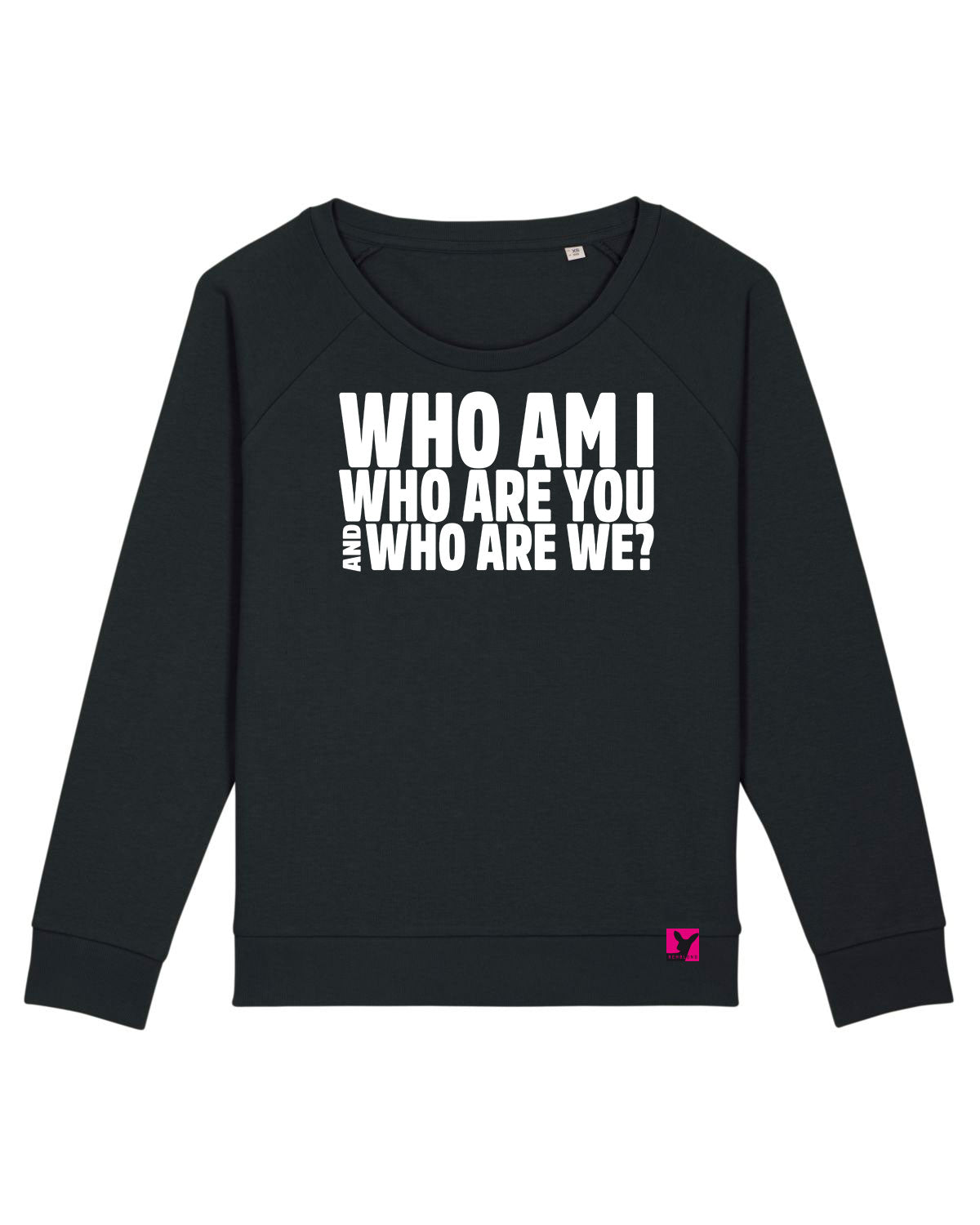 Who-am-I-Damen-Sweatshirt-black