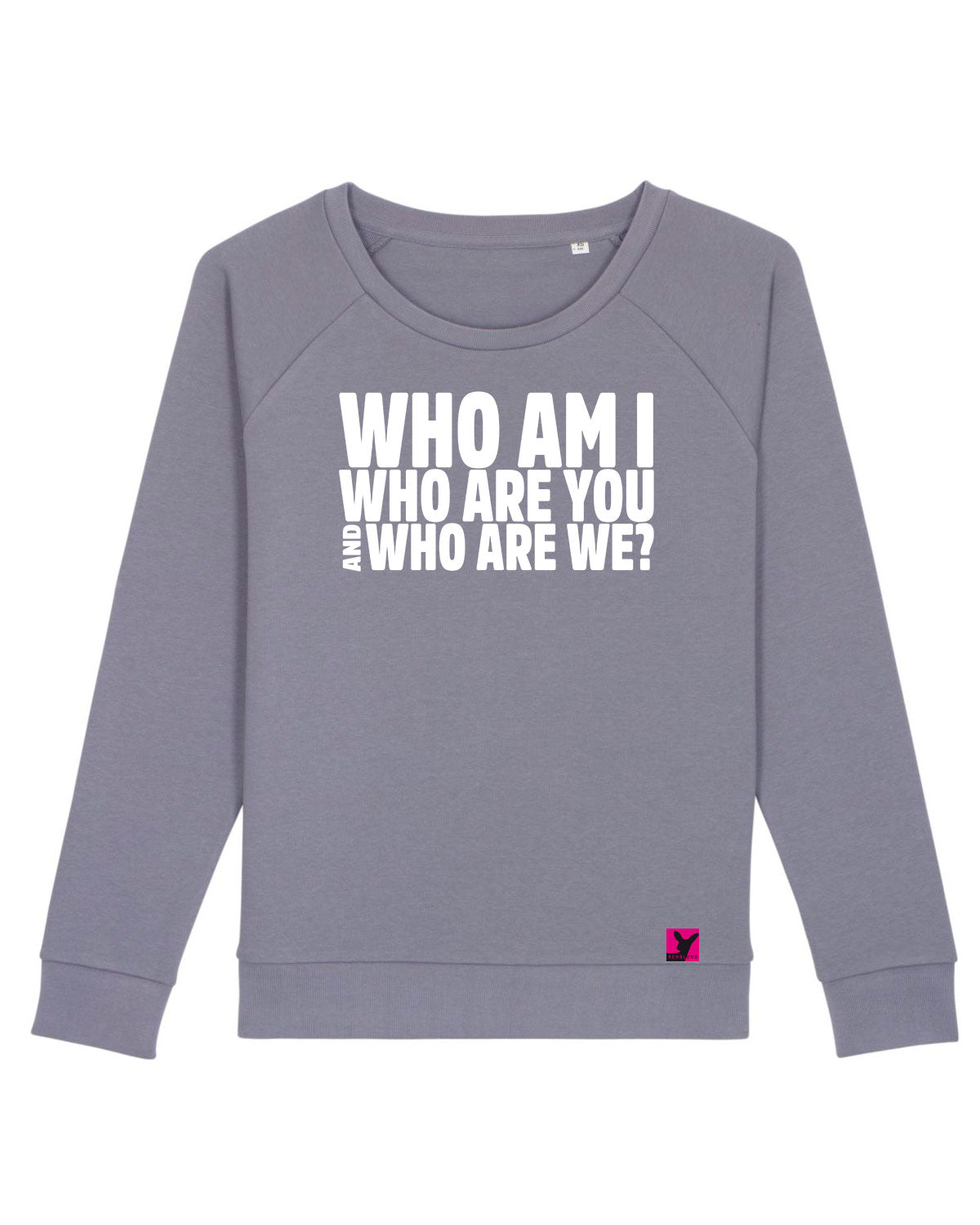 Who-am-I-Damen-Sweatshirt-lava-grey