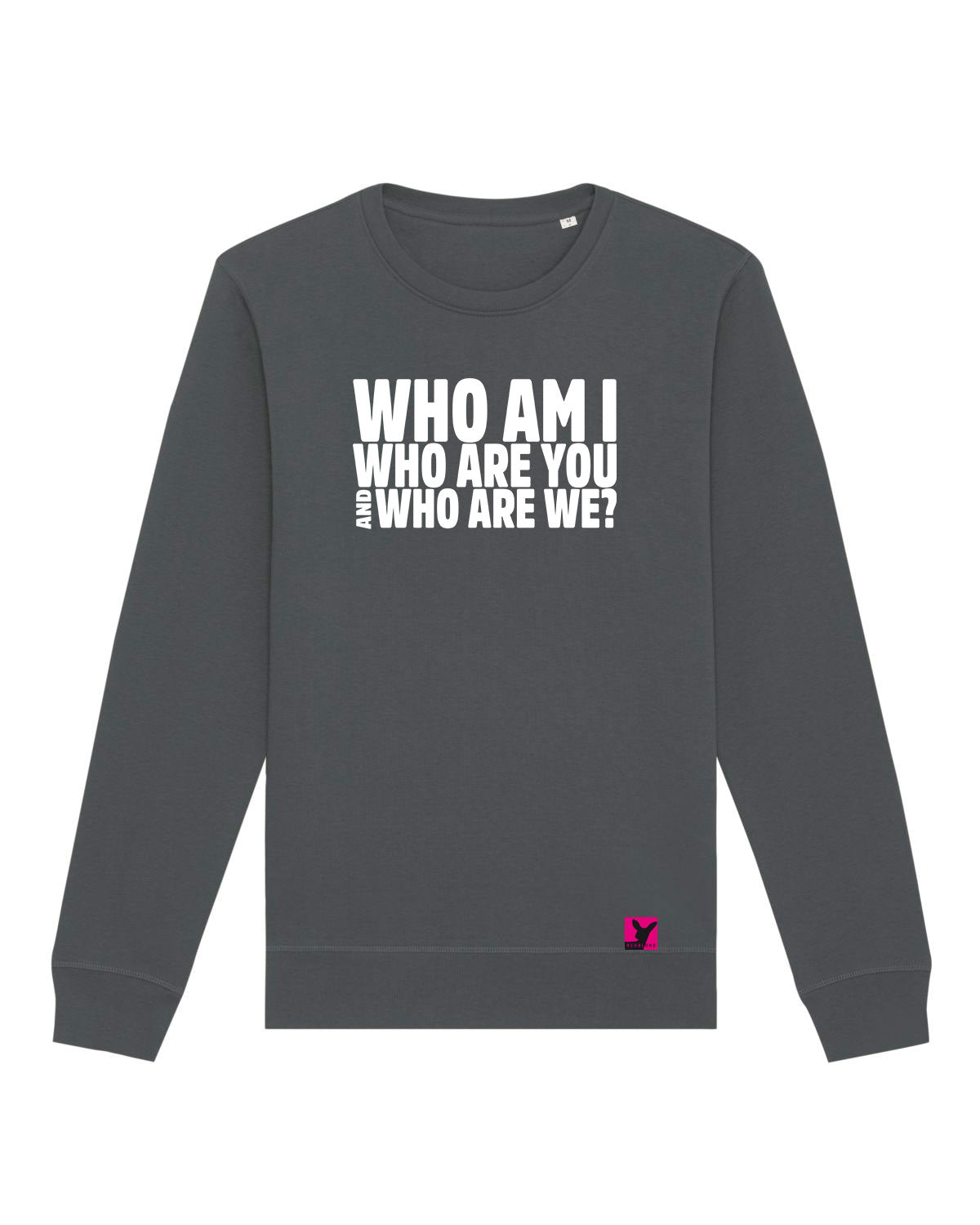 Who-am-I-Herren-Sweatshirt-anthracite